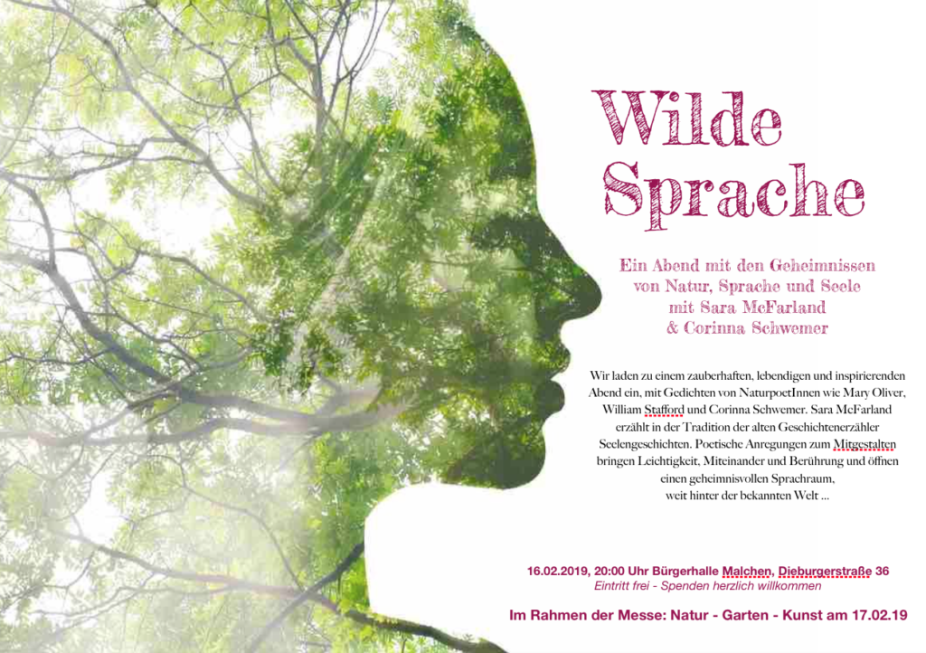 Wilde Sprache ein Abend mit den Geheimnissen der Natur Transition
