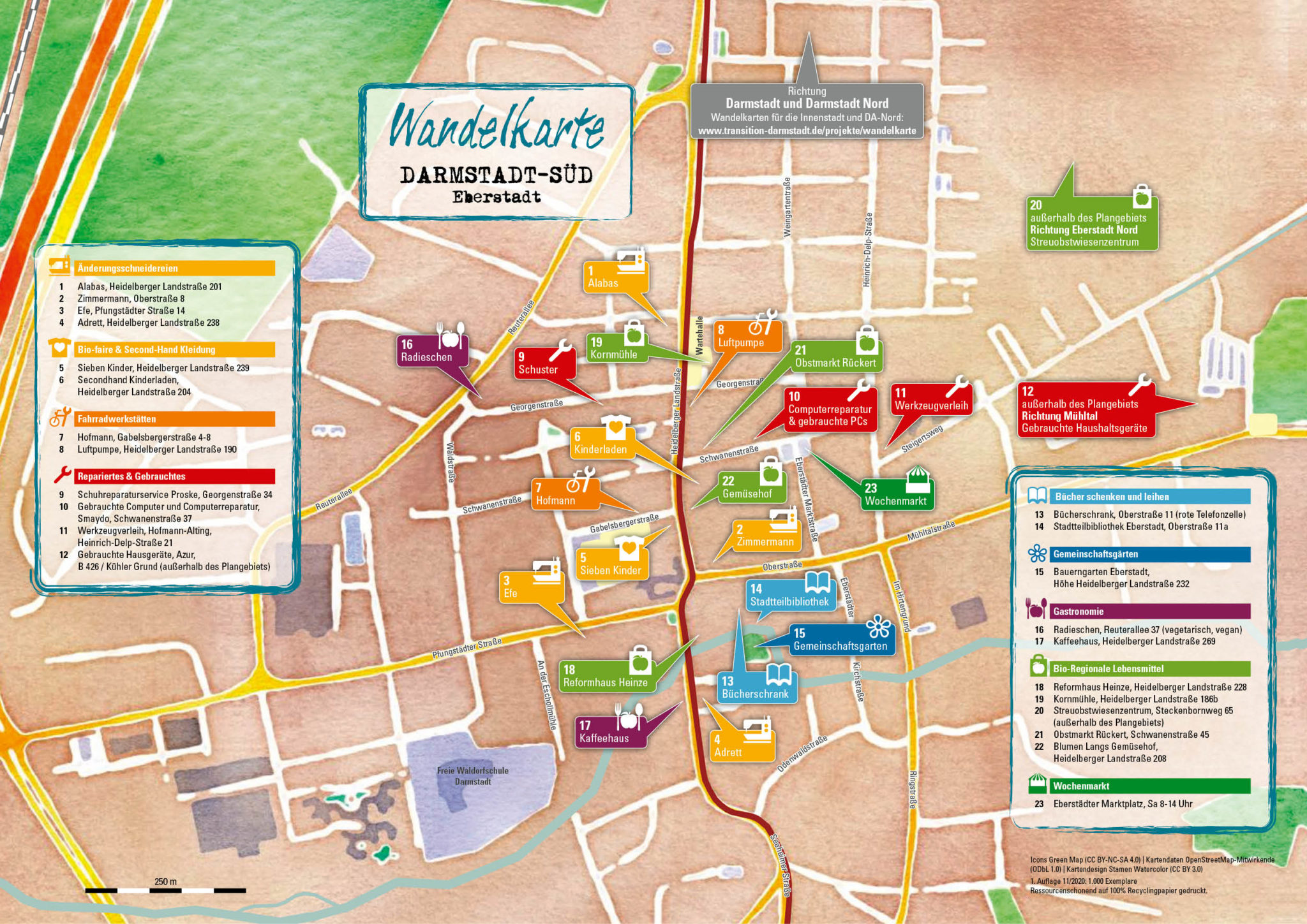 Wandelkarte – Transition Town Darmstadt