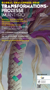 Ringvorlesung Global Challenges 2022: Transformationsprozesse im Anthropozän - Ansätze, Dilemmata, Perspektiven @ online (Zoom)