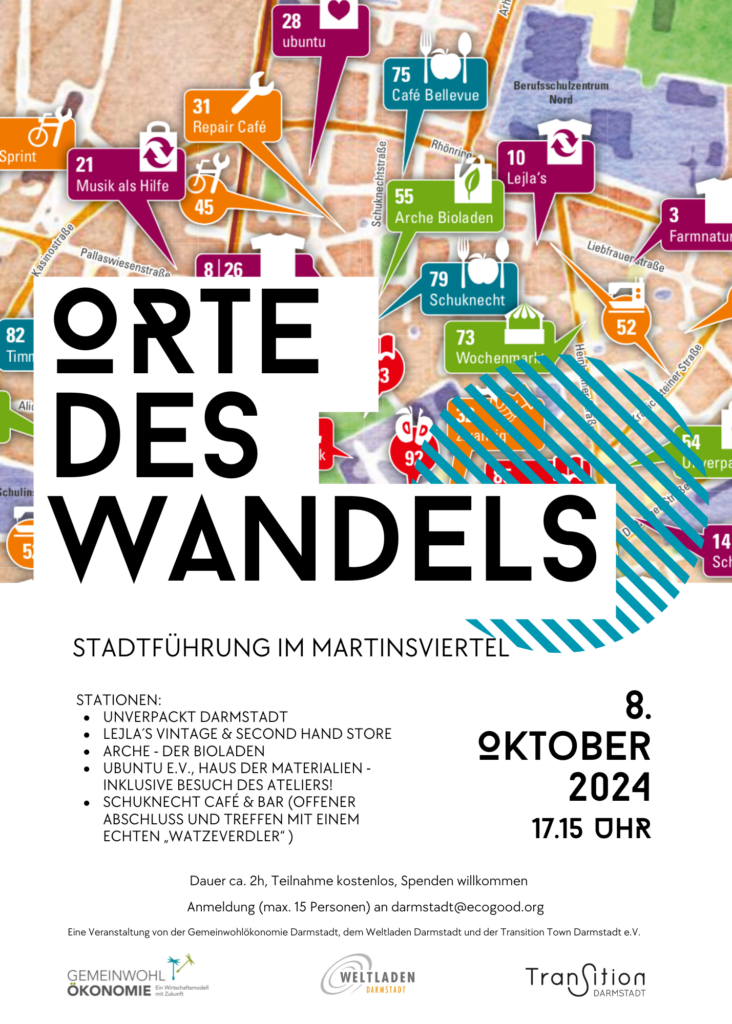 Orte des Wandels - Stadtrundgang durchs Martinsviertel @ Unverpackt Darmstadt