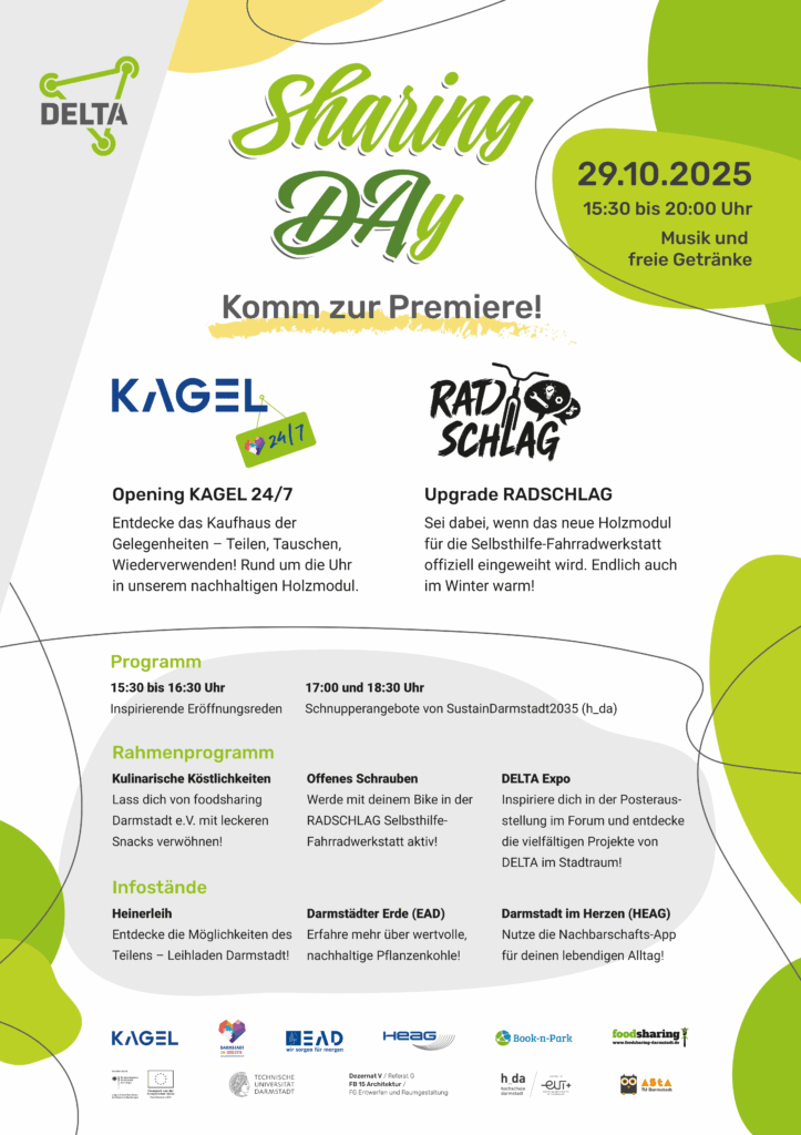 DELTA-Sharing-DAy @ TU-Lichtwiese, beim Parkhaus