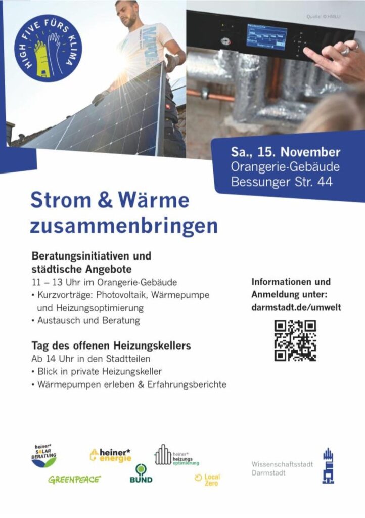 Strom und Wärme der Zukunft @ Orangerie