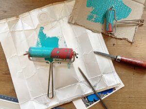 Kunstdrucke – Florale Jugendstilmotive durch Upcycling @ BUND Zentrum für Stadtnatur - Orangerie