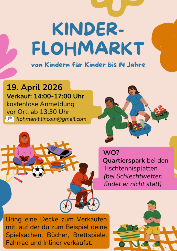 Kinderflohmarkt Lincolnsiedlung @ Quartierspark Lincoln
